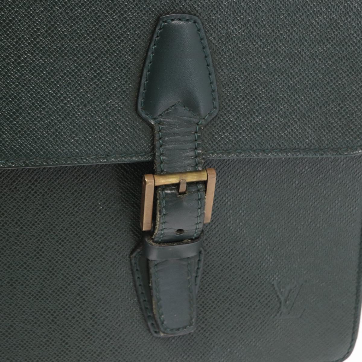 LOUIS VUITTON Taiga Tashkent Business Bag Epicea M30084 LV Auth bs32030