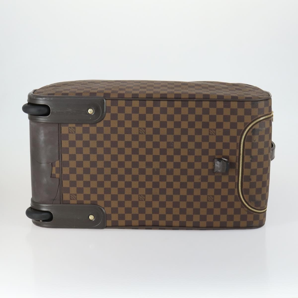 LOUIS VUITTON Damier Ebene Eall 60 Boston Bag N23203 LV Auth bs32032