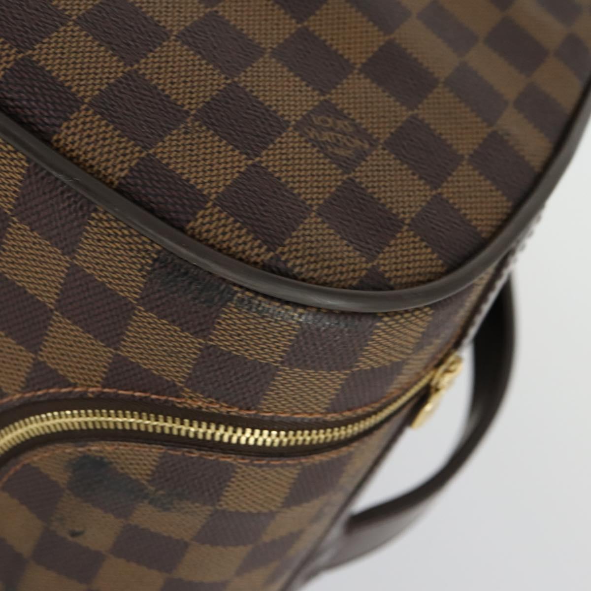 LOUIS VUITTON Damier Ebene Eall 60 Boston Bag N23203 LV Auth bs32032