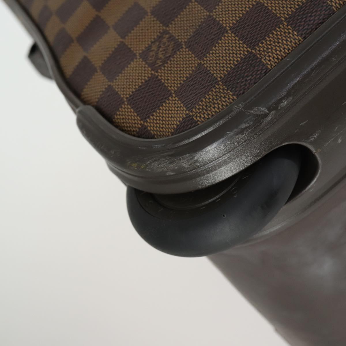 LOUIS VUITTON Damier Ebene Eall 60 Boston Bag N23203 LV Auth bs32032