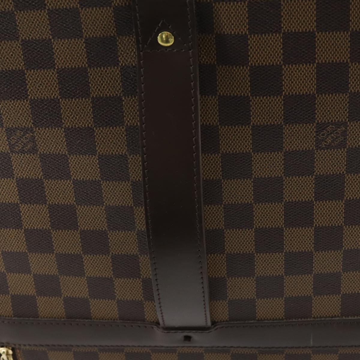 LOUIS VUITTON Damier Ebene Eall 60 Boston Bag N23203 LV Auth bs32032