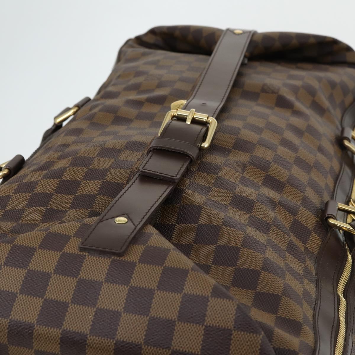 LOUIS VUITTON Damier Ebene Eall 60 Boston Bag N23203 LV Auth bs32032