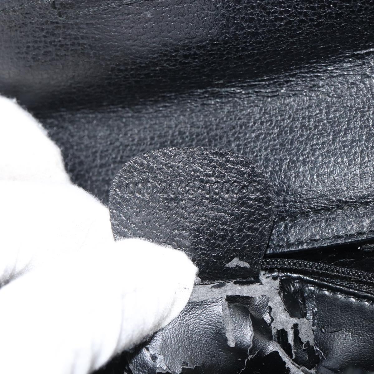 GUCCI Hand Bag Leather Black 000 2058 0308 6 Auth bs32047