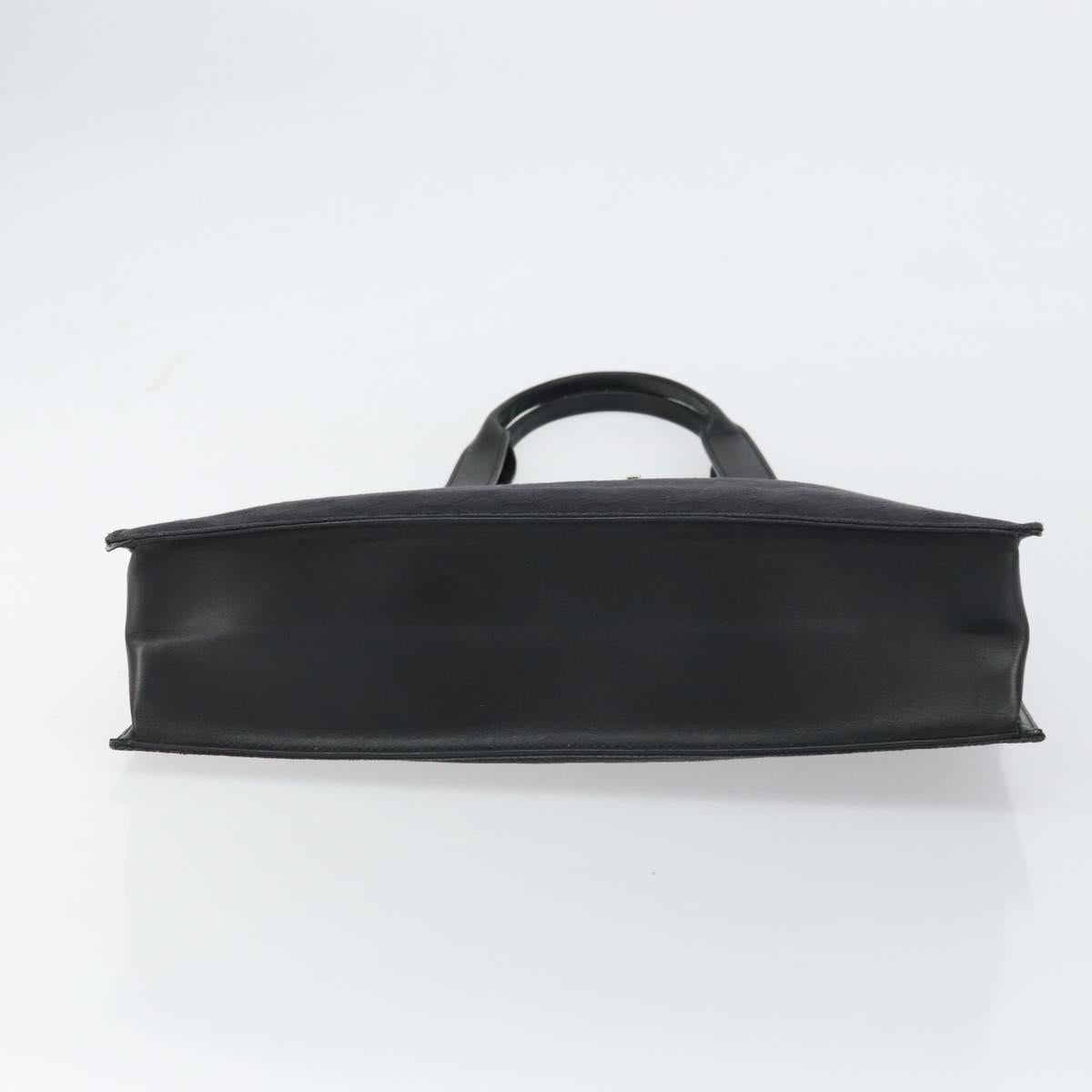 GUCCI GG Canvas Tote Bag Black Gold 002 1053 Auth bs32057