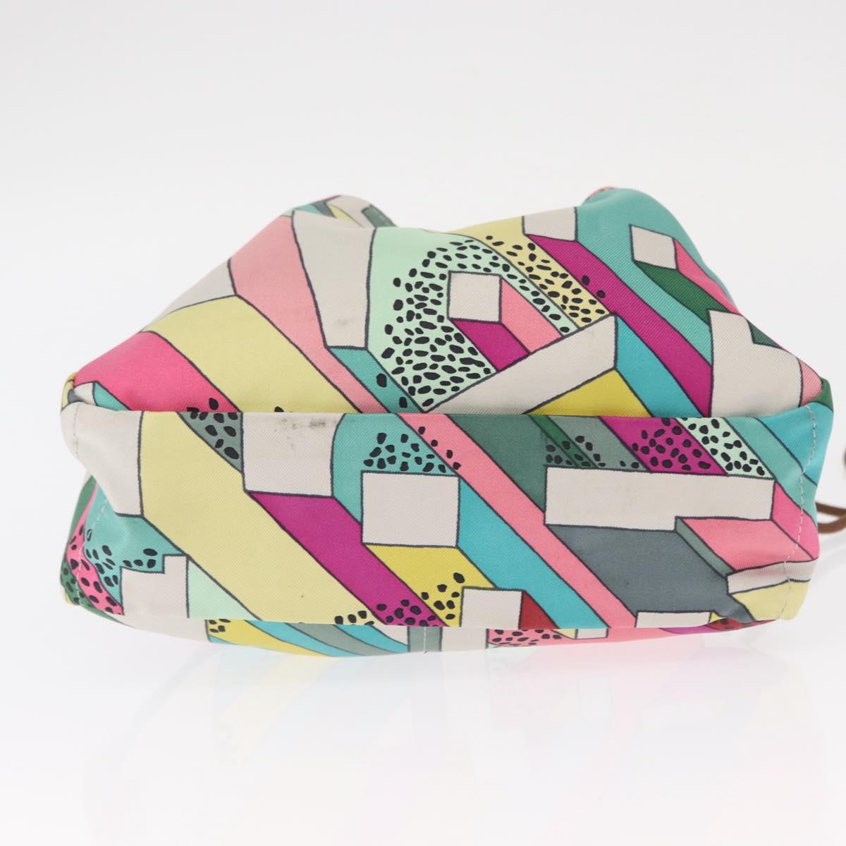 HERMES Foolby 20 Pouch Nylon Multicolor Auth bs32133