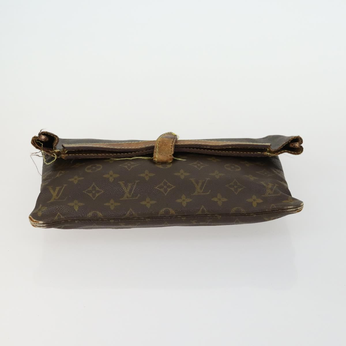 LOUIS VUITTON Monogram Clutch Bag 2 Set LV Auth bs32138