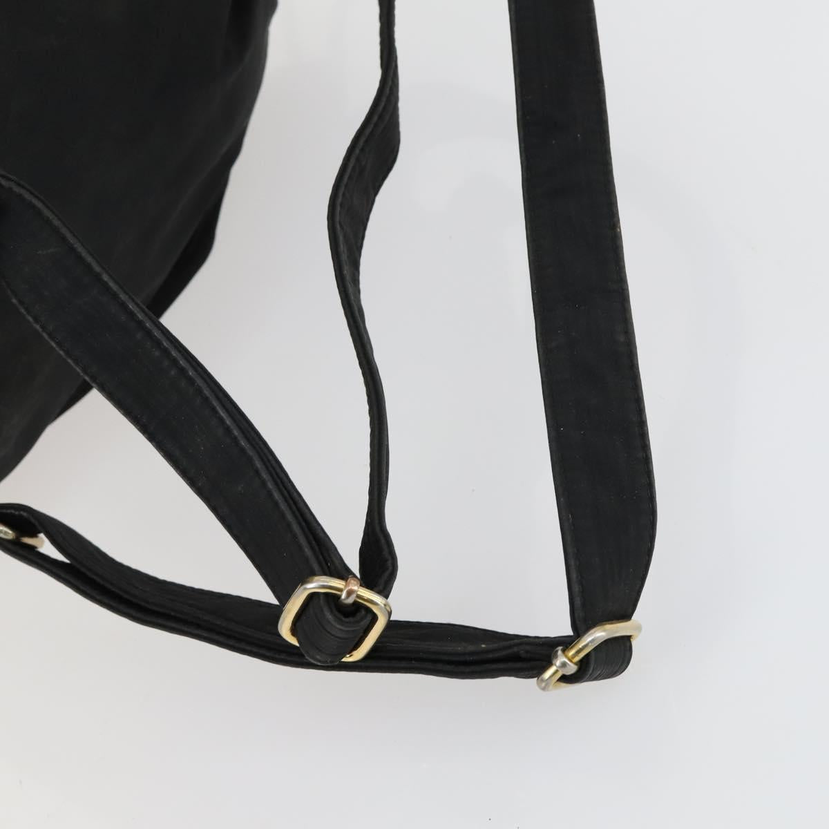 BALLY Shoulder Bag Nylon PVC 2 Set Black Auth bs32141