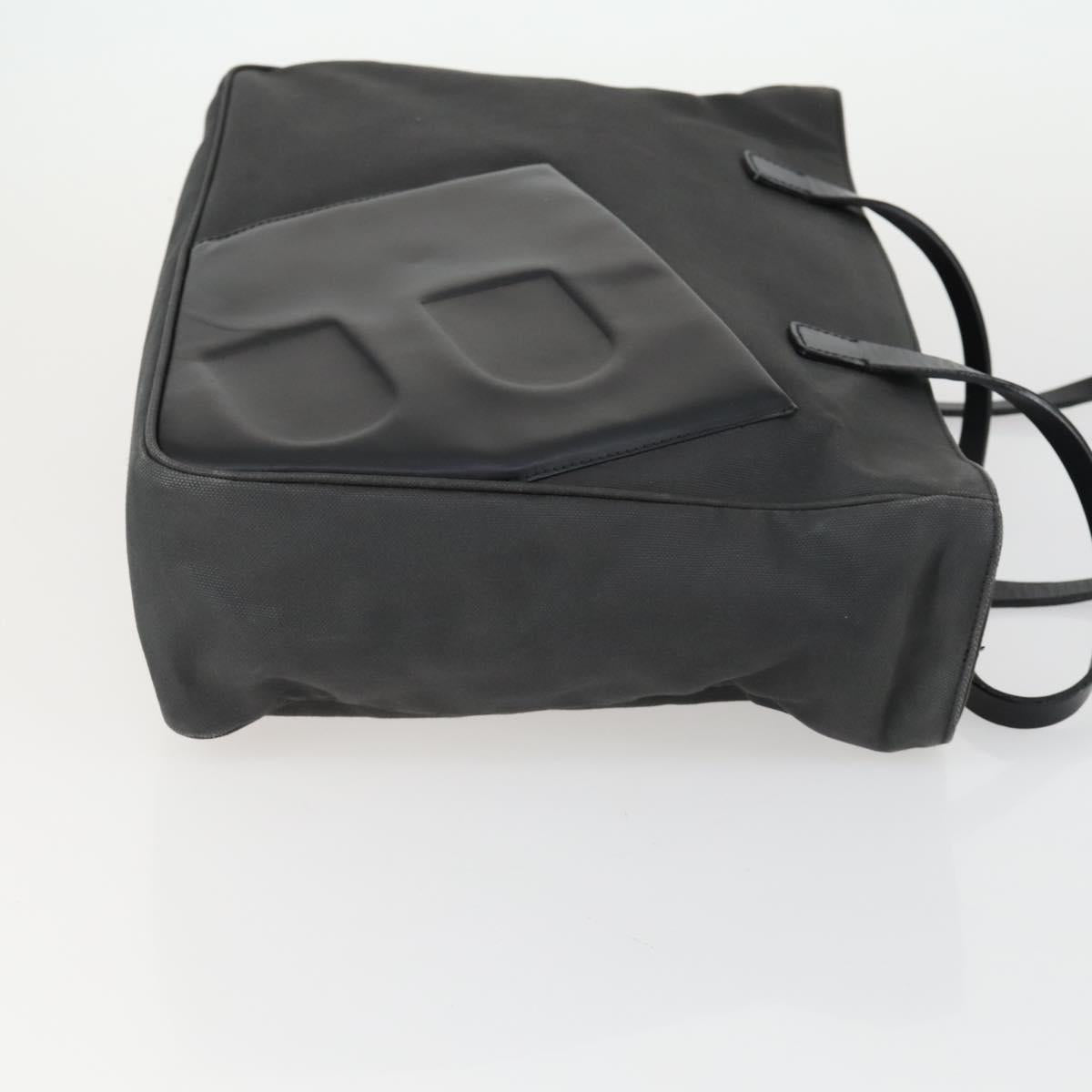 BALLY Shoulder Bag Nylon PVC 2 Set Black Auth bs32141