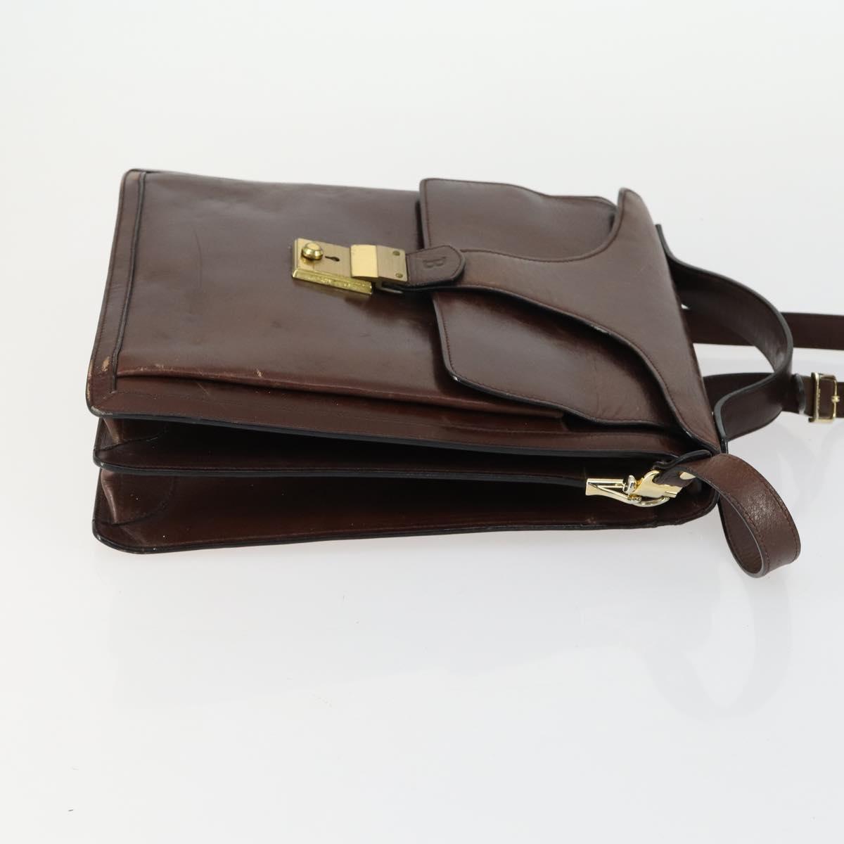 BALLY Hand Bag Leather PVC Canvas 4 Set Beige Black Brown Auth bs32143
