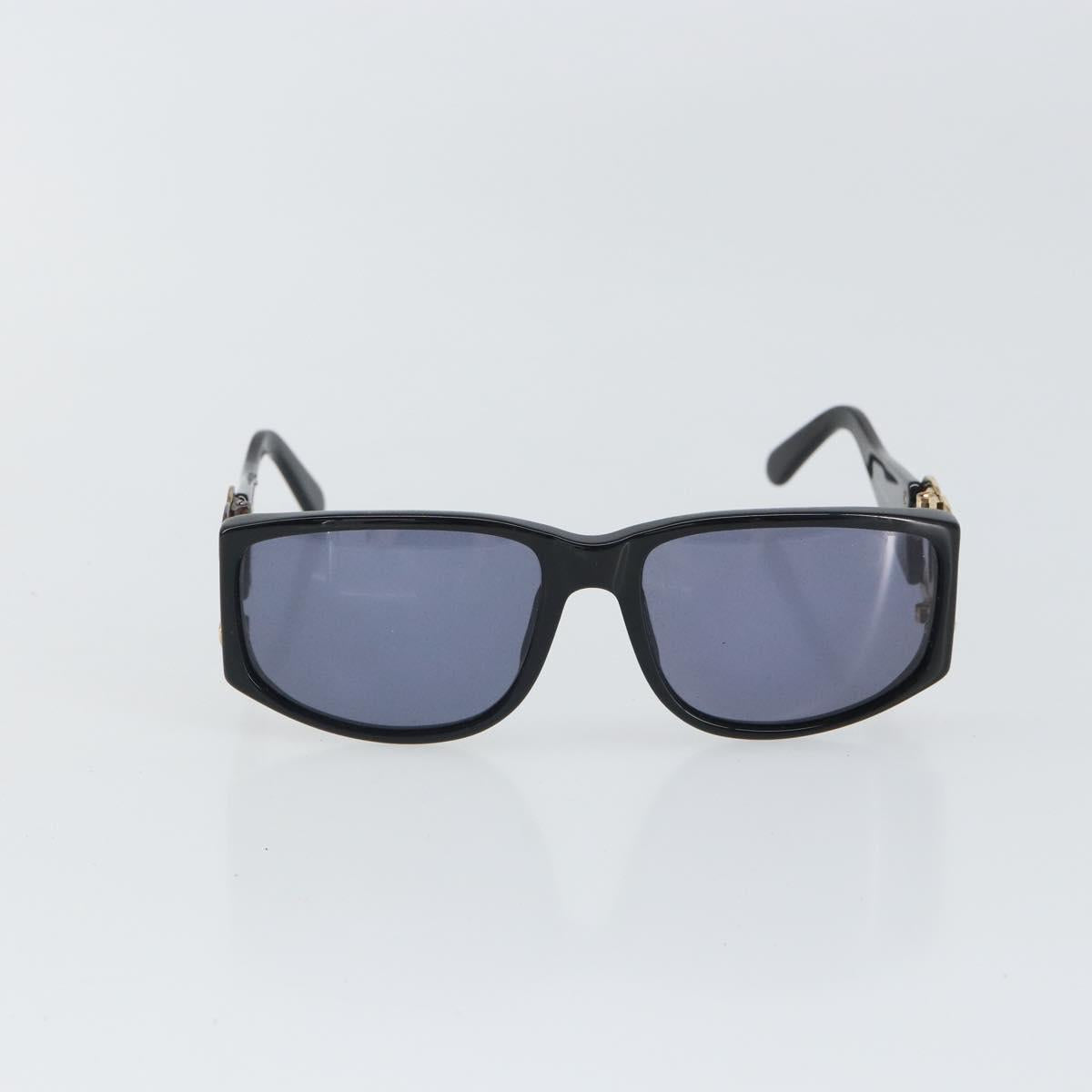 CHANEL Sunglasses plastic Black CC Auth bs32162