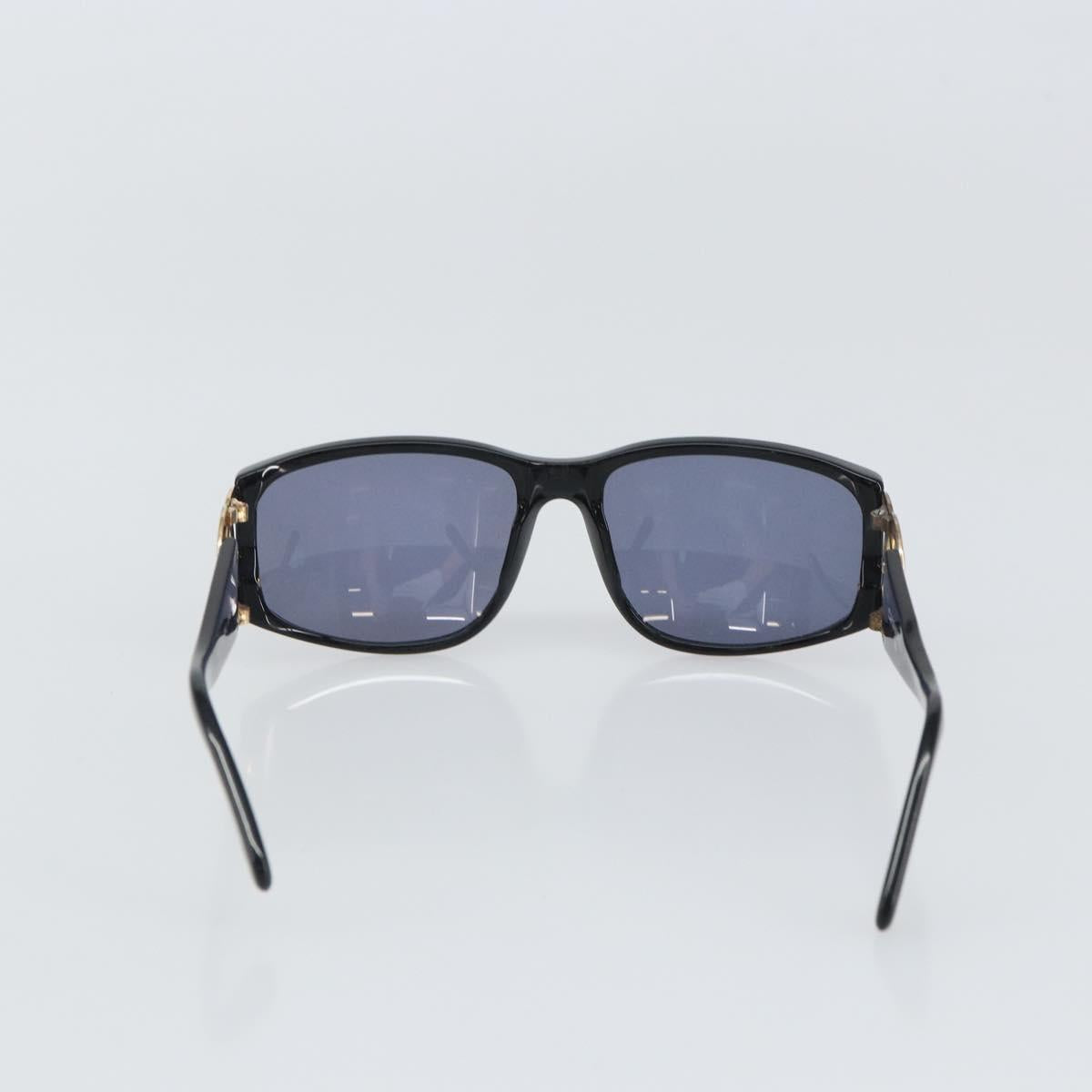 CHANEL Sunglasses plastic Black CC Auth bs32162