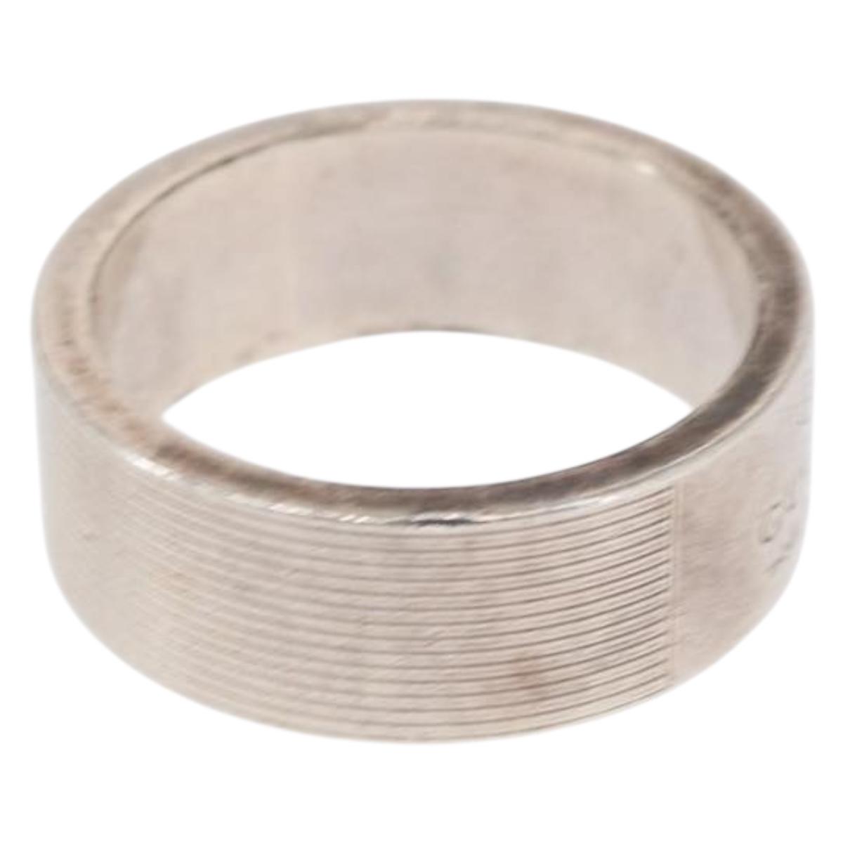 GUCCI Ring Ag925 Silver #4(JP Size) Auth bs32176