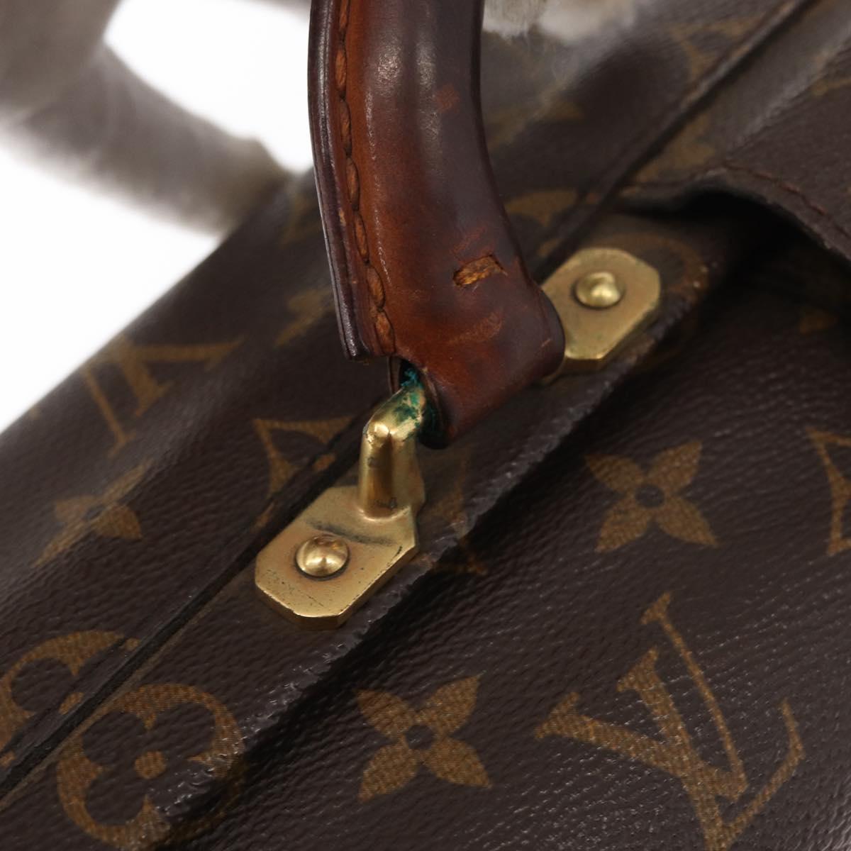 LOUIS VUITTON Monogram Serviette Fermoir Business Bag M53305 LV Auth bs32213