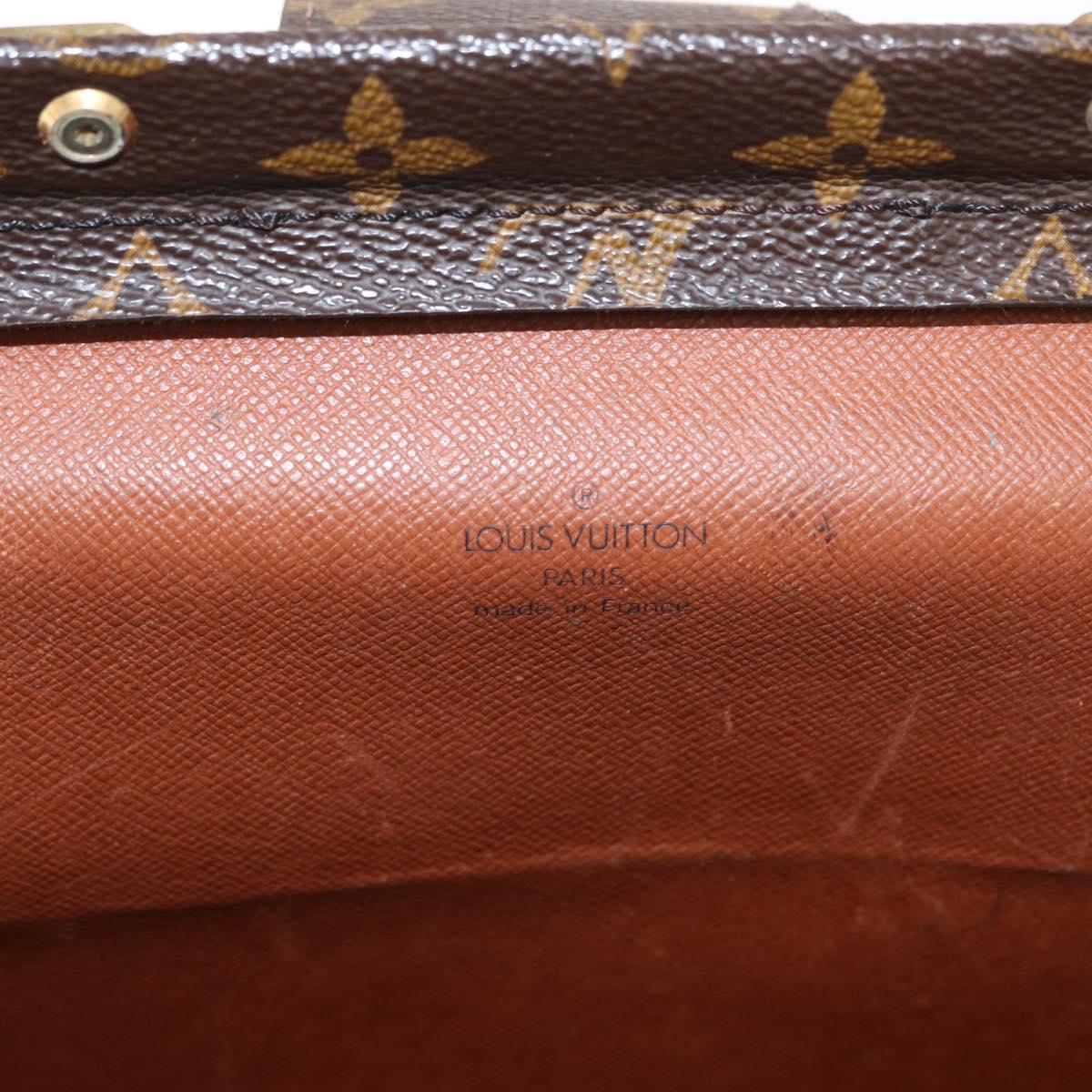 LOUIS VUITTON Monogram Serviette Fermoir Business Bag M53305 LV Auth bs32213