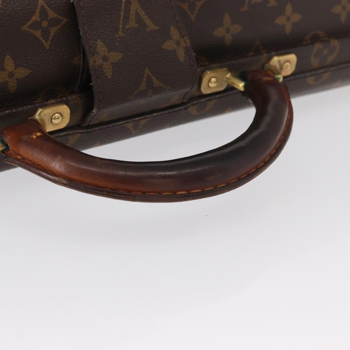 LOUIS VUITTON Monogram Serviette Fermoir Business Bag M53305 LV Auth bs32213
