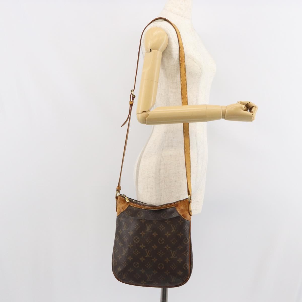 LOUIS VUITTON Monogram Odeon PM Shoulder Bag M56390 LV Auth bs32214