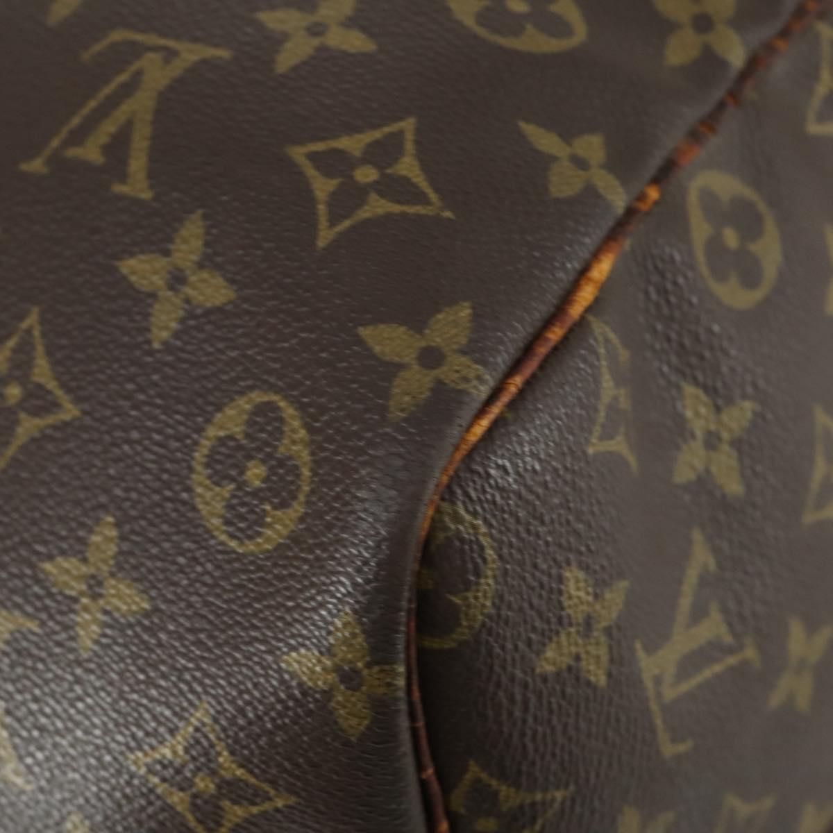 LOUIS VUITTON Monogram Keepall Bandouliere 60 Boston Bag M41412 LV Auth bs32216