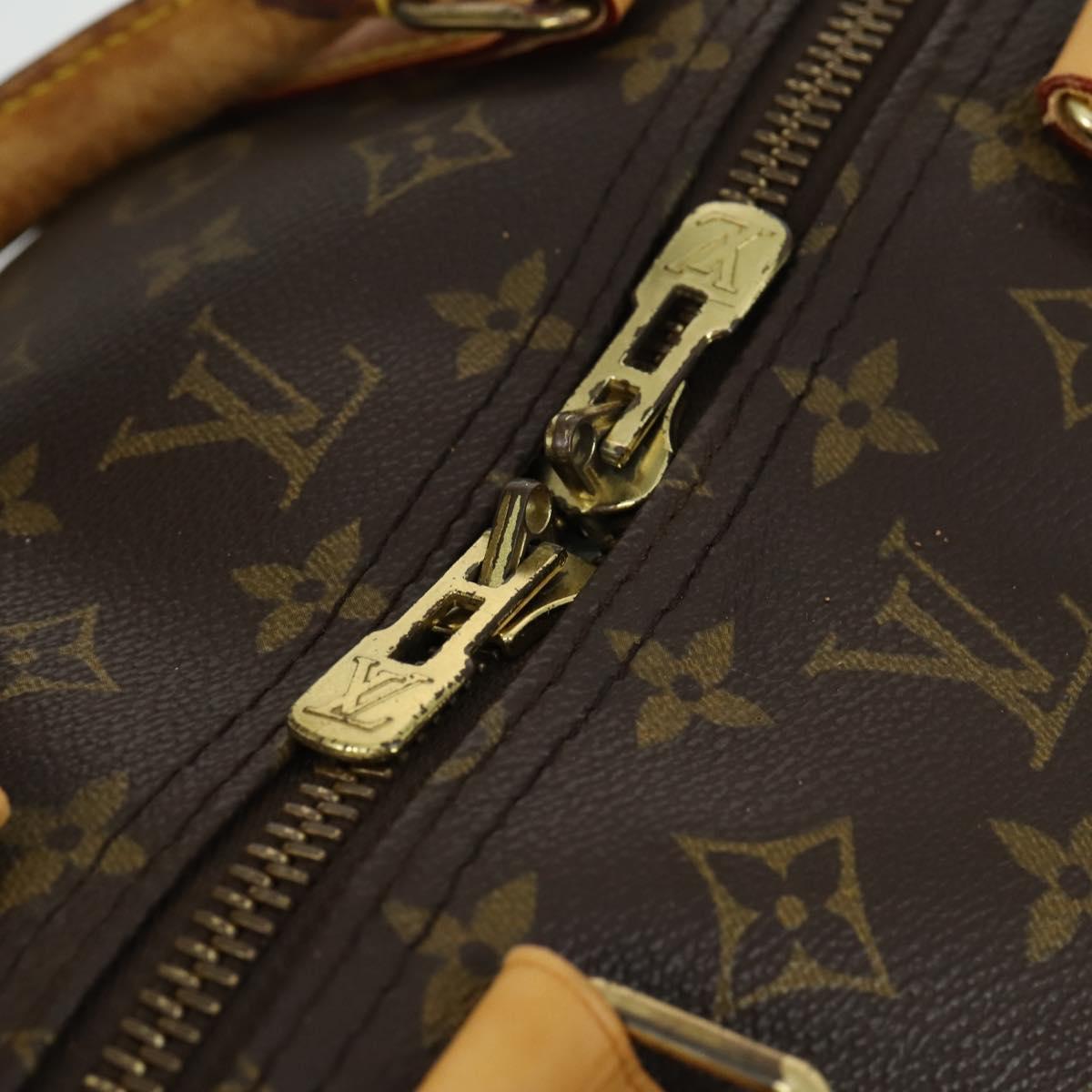 LOUIS VUITTON Monogram Keepall Bandouliere 60 Boston Bag M41412 LV Auth bs32216
