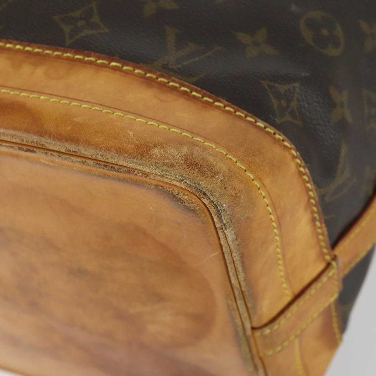 LOUIS VUITTON Monogram Noe Shoulder Bag M42224 LV Auth bs32217