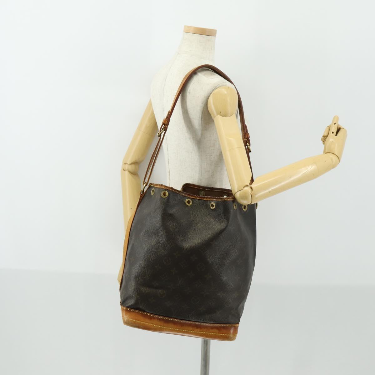 LOUIS VUITTON Monogram Noe Shoulder Bag M42224 LV Auth bs32217