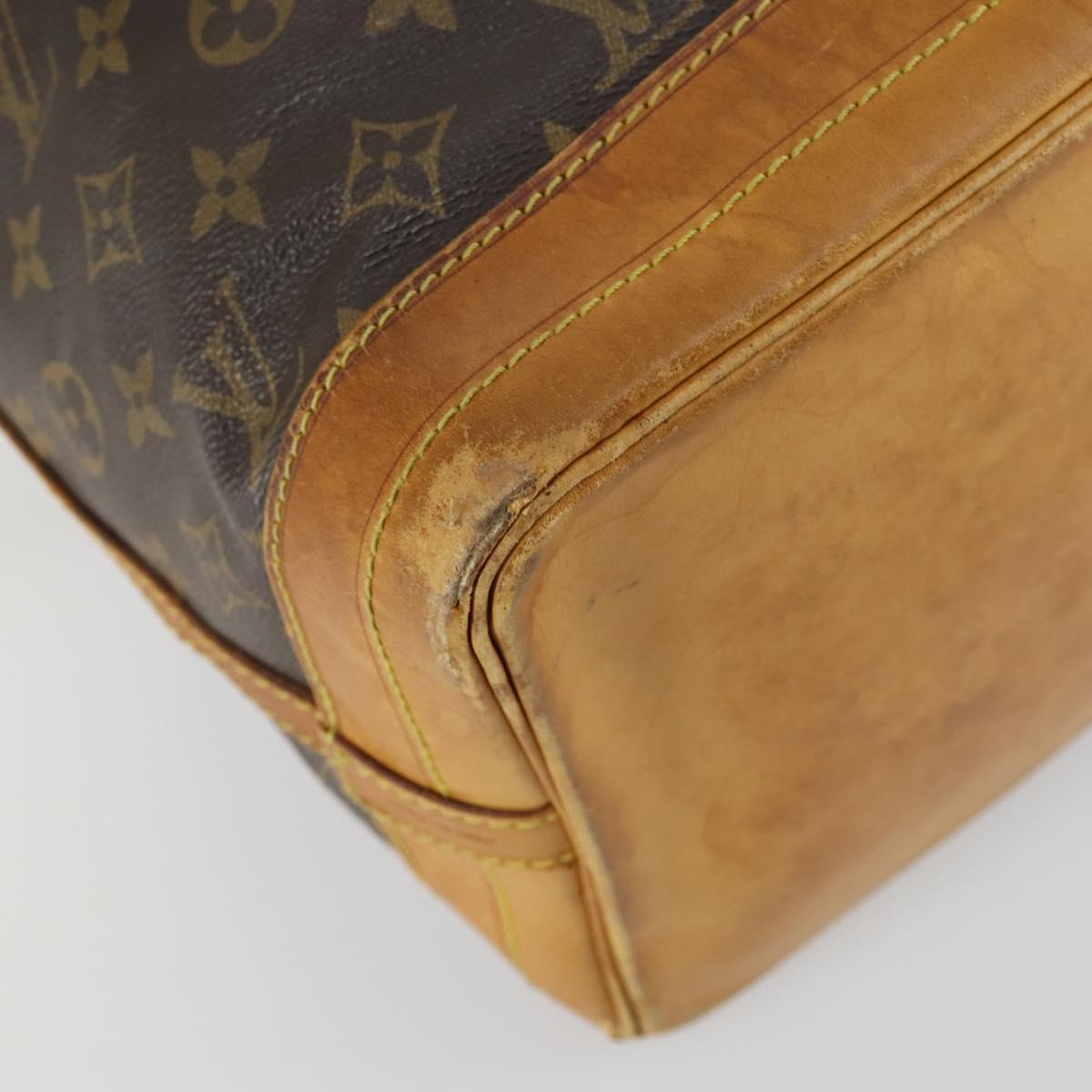 LOUIS VUITTON Monogram Noe Shoulder Bag M42224 LV Auth bs32218