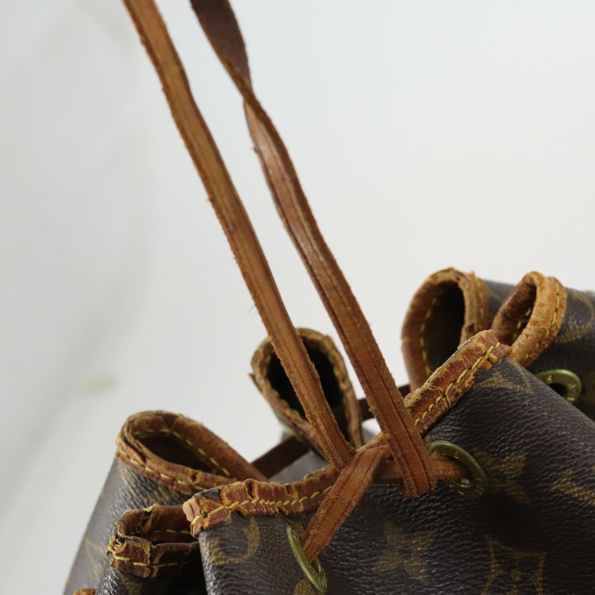 LOUIS VUITTON Monogram Noe Shoulder Bag M42224 LV Auth bs32218