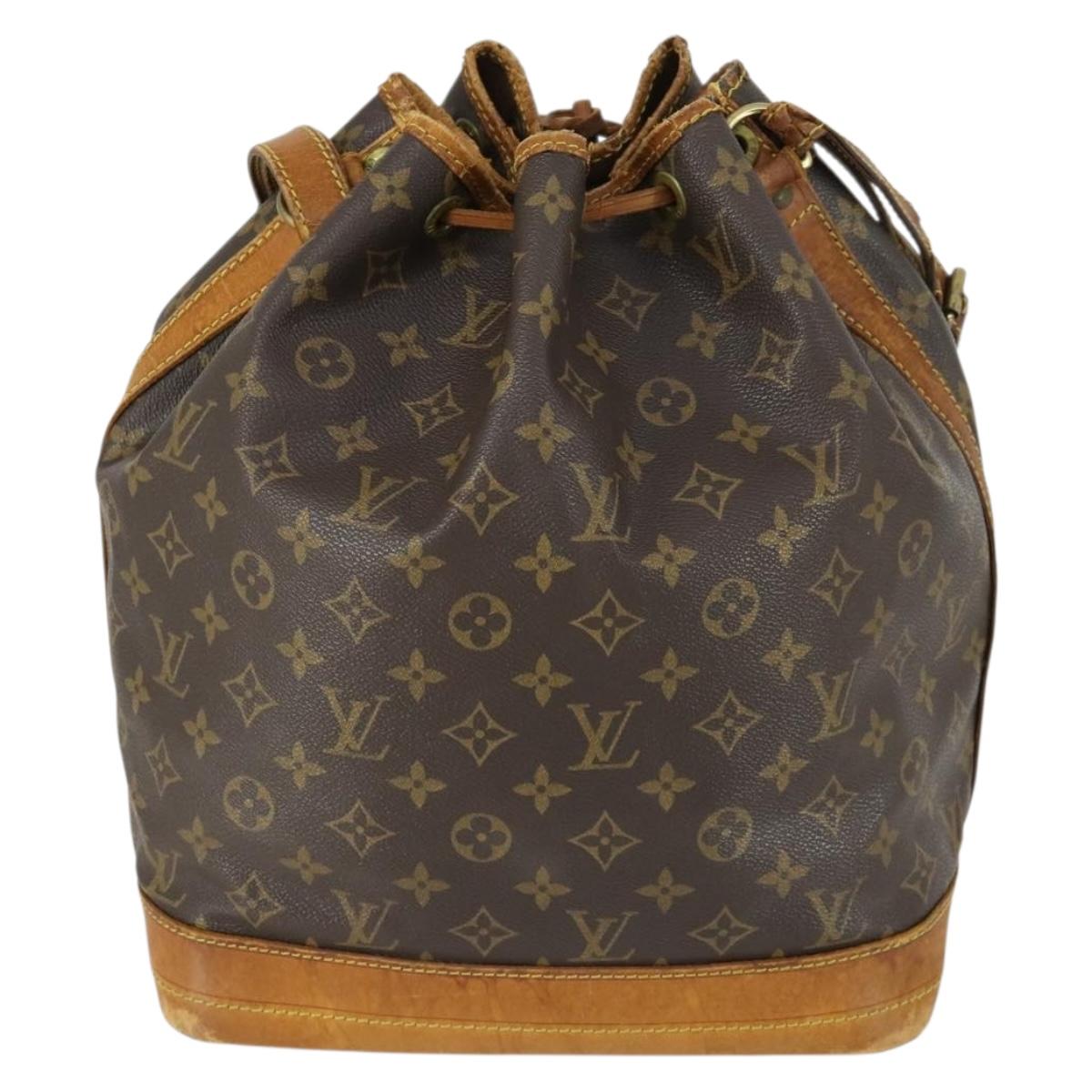 LOUIS VUITTON Monogram Noe Shoulder Bag M42224 LV Auth bs32218