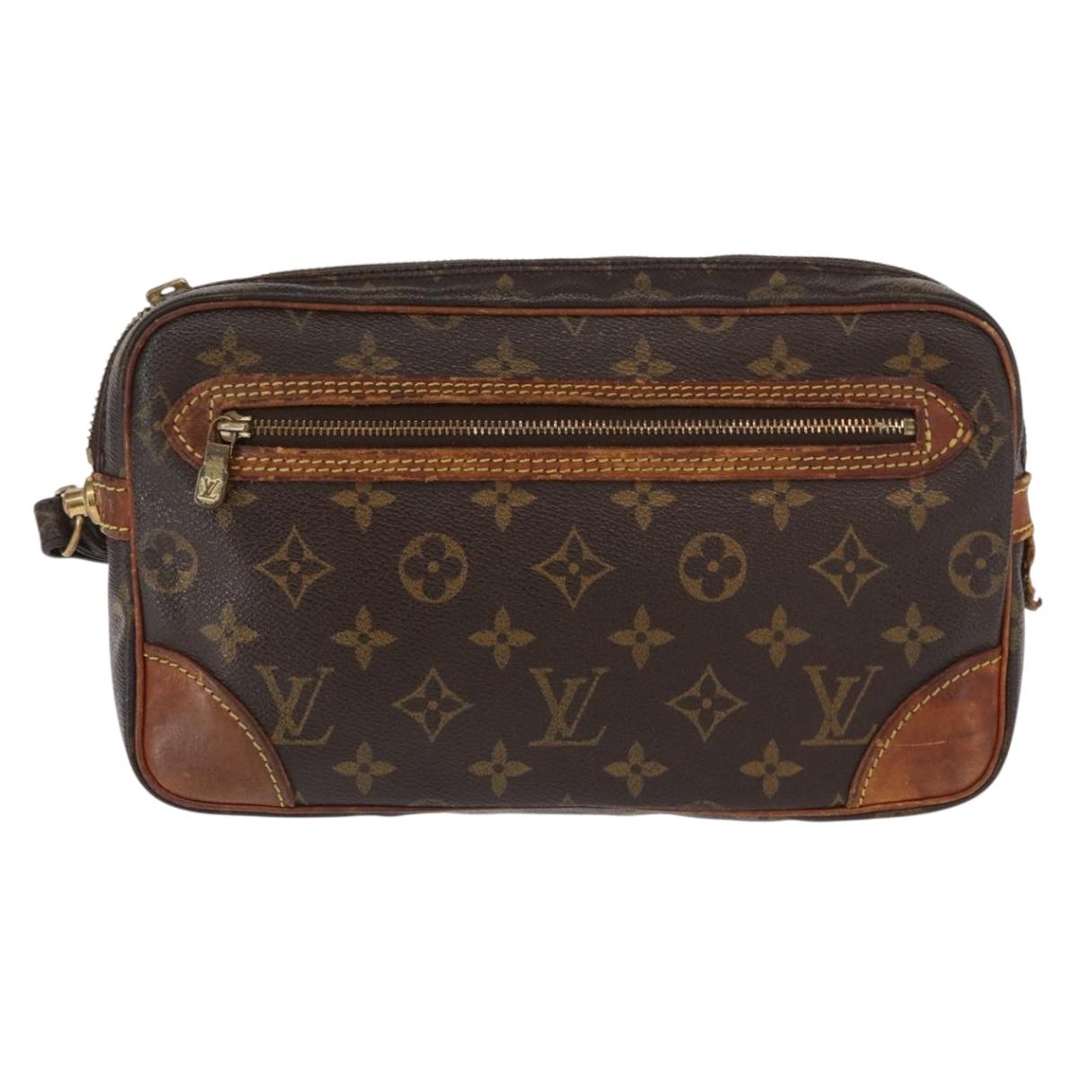 LOUIS VUITTON Monogram Marly Dragonne GM Clutch Bag M51825 LV Auth bs32220