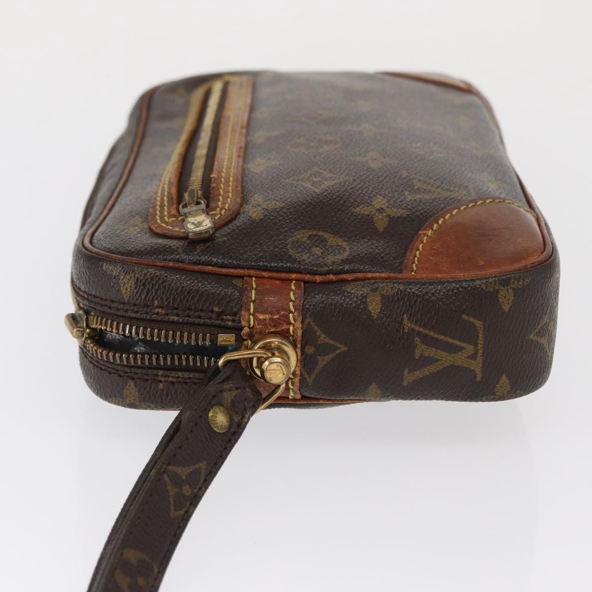 LOUIS VUITTON Monogram Marly Dragonne GM Clutch Bag M51825 LV Auth bs32220