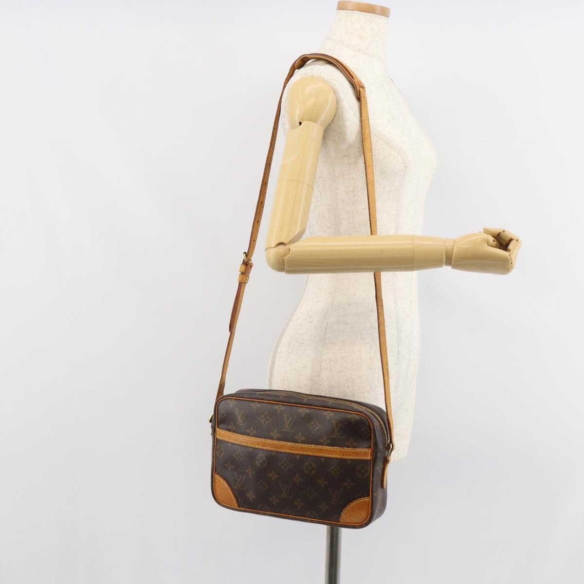 LOUIS VUITTON Monogram Trocadero 27 Shoulder Bag M51274 LV Auth bs32221