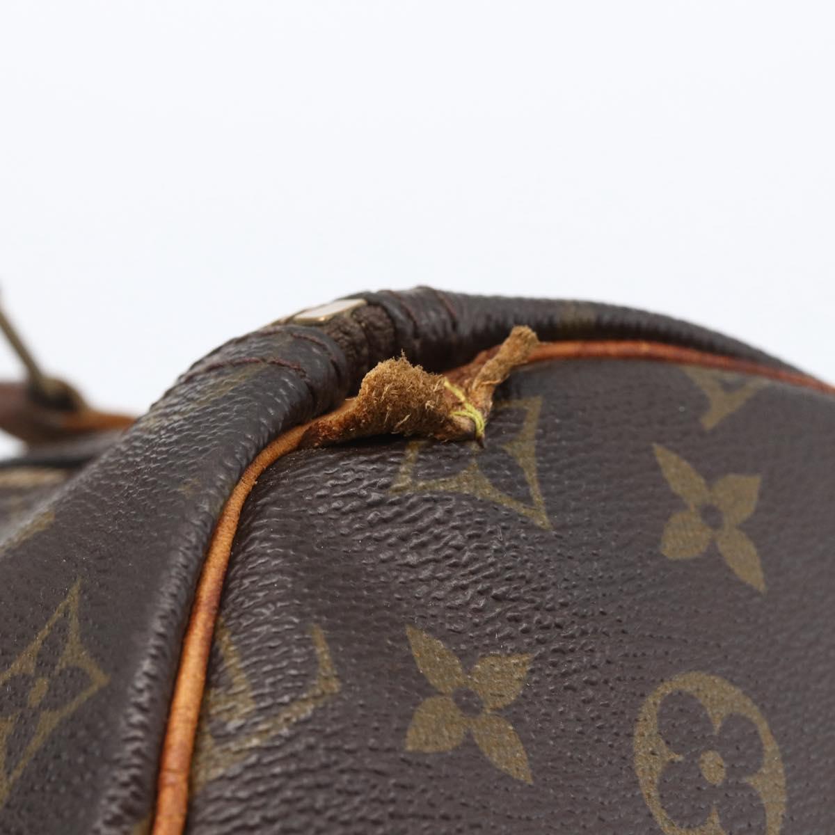 LOUIS VUITTON Monogram Speedy 35 Hand Bag M41524 LV Auth bs32224