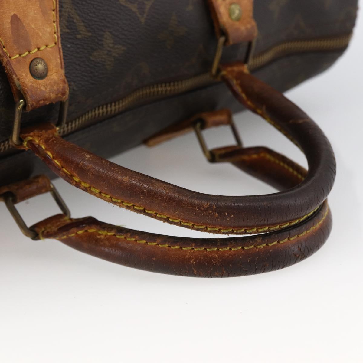 LOUIS VUITTON Monogram Speedy 35 Hand Bag M41524 LV Auth bs32224