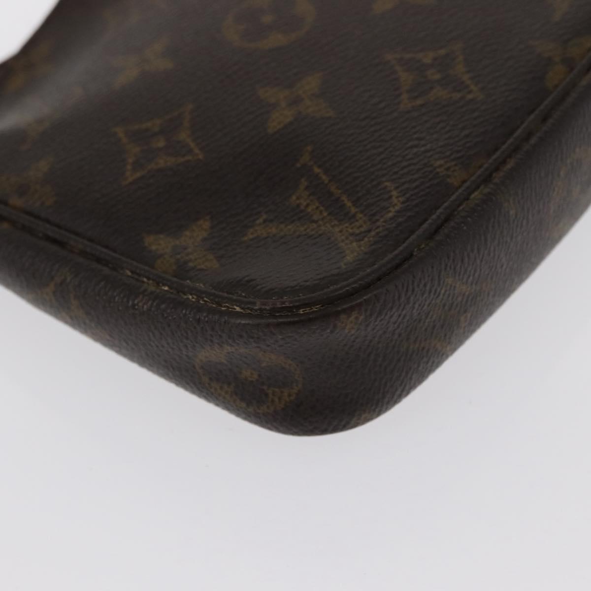 LOUIS VUITTON Monogram Pochette Accessoires Pouch M51980 LV Auth bs32225