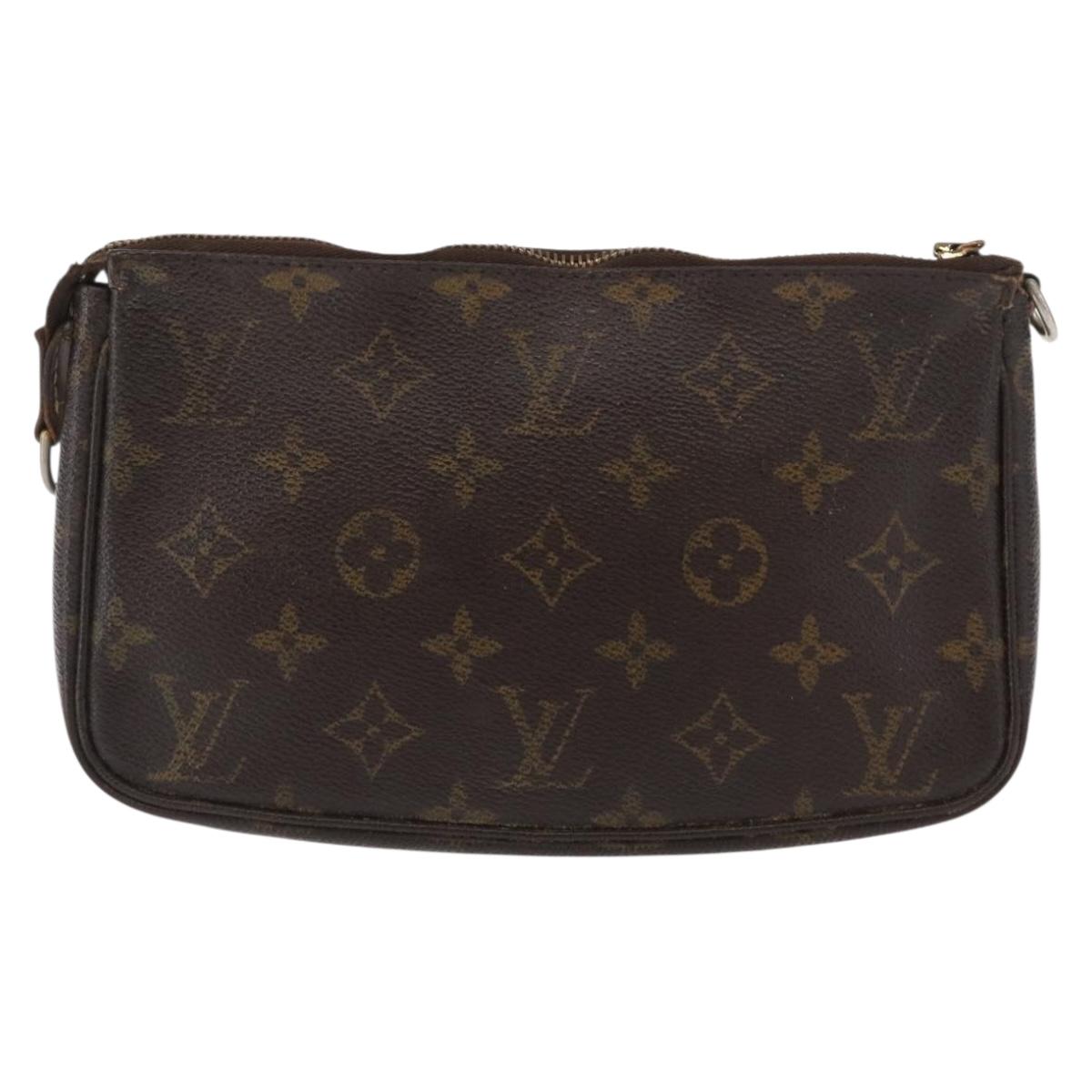 LOUIS VUITTON Monogram Pochette Accessoires Pouch M51980 LV Auth bs32225