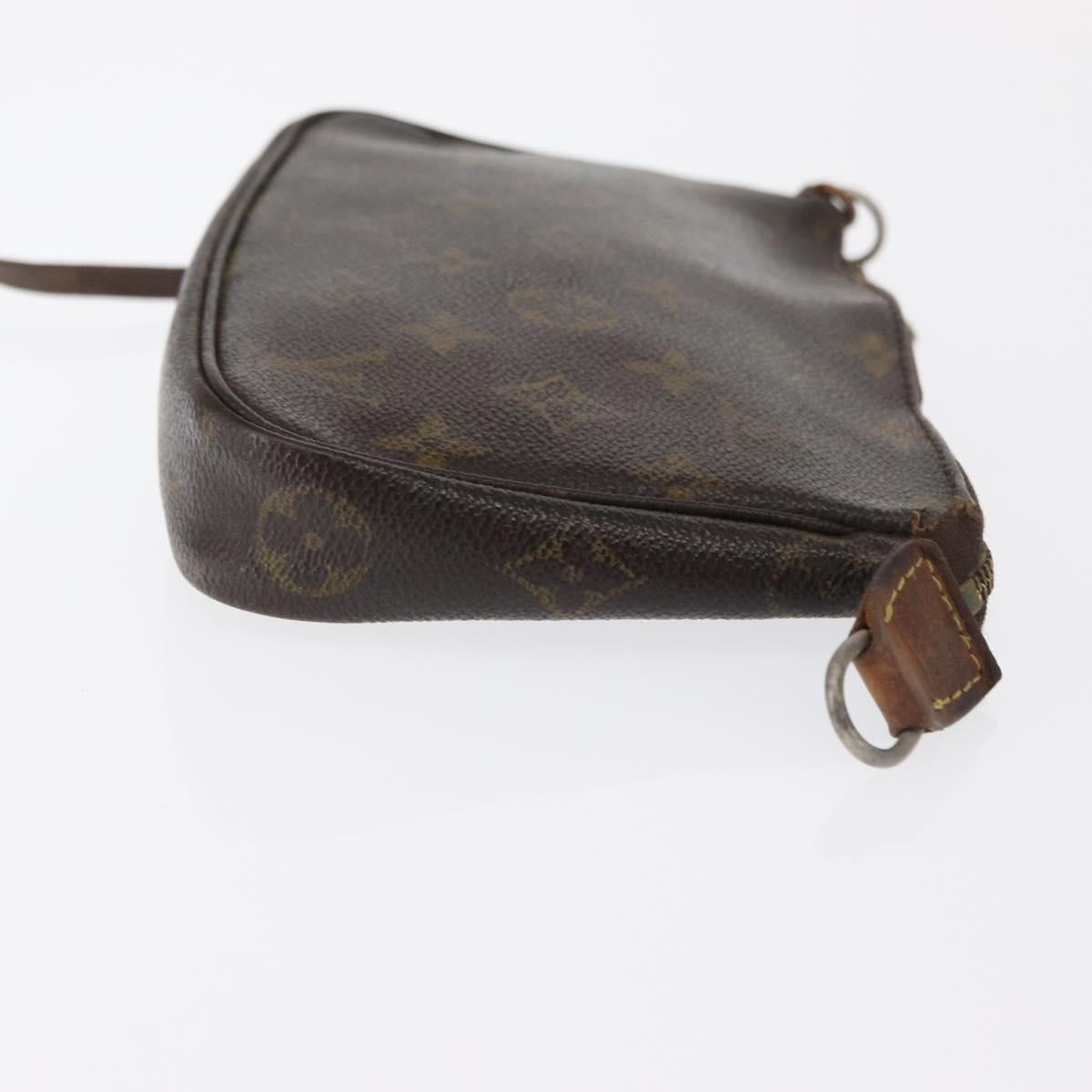 LOUIS VUITTON Monogram Pochette Accessoires Pouch M51980 LV Auth bs32225