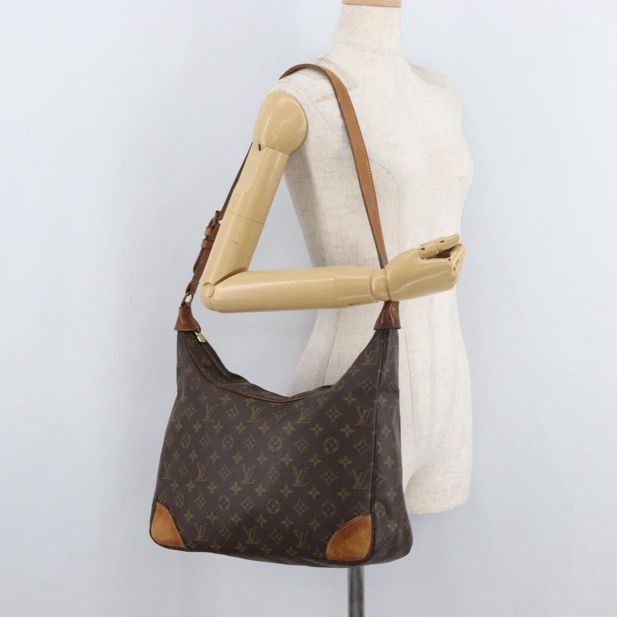 LOUIS VUITTON Monogram Boulogne 35 Shoulder Bag M51260 LV Auth bs32234