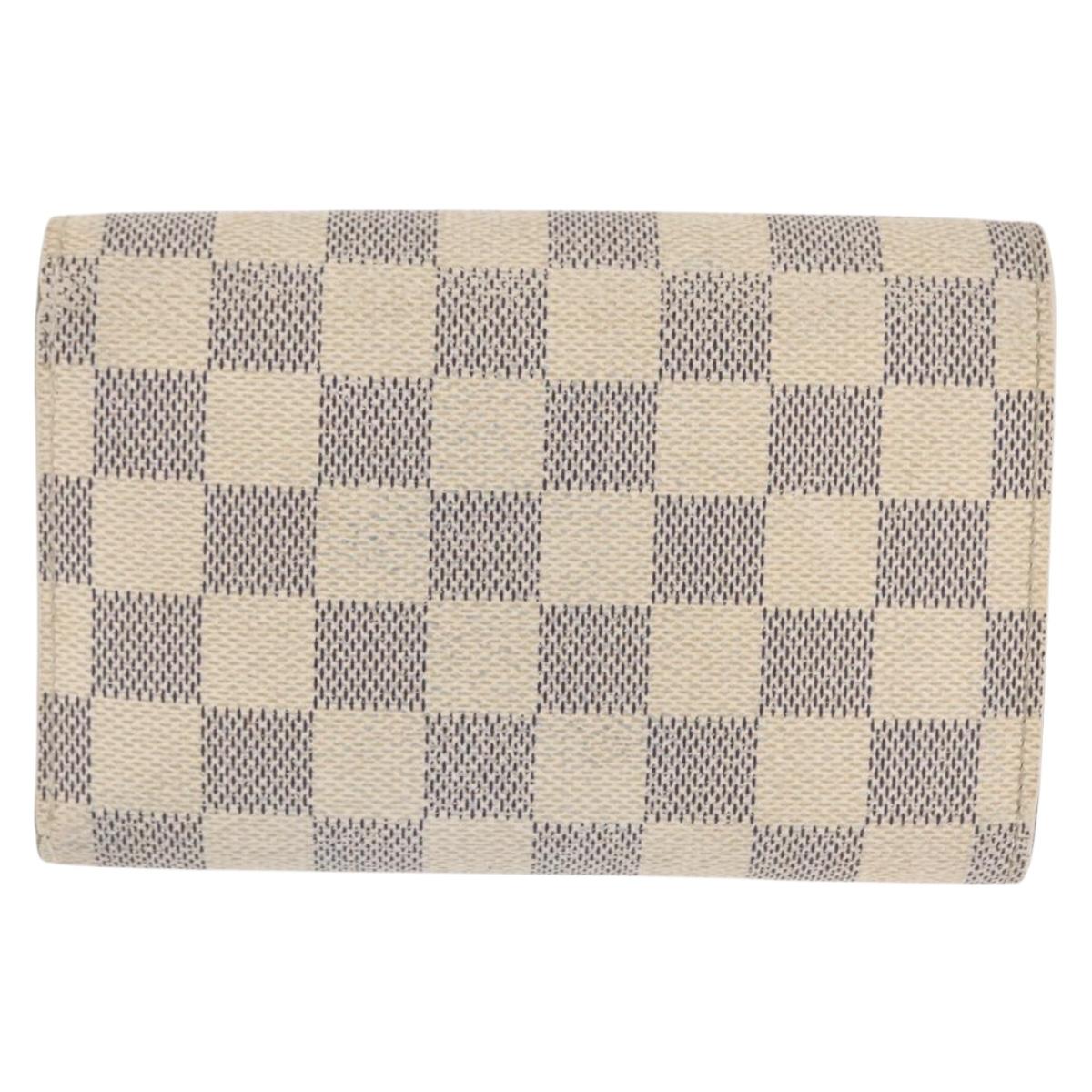 LOUIS VUITTON Damier Azur Portefeuille Alexandra Wallet N63068 LV Auth bs32238