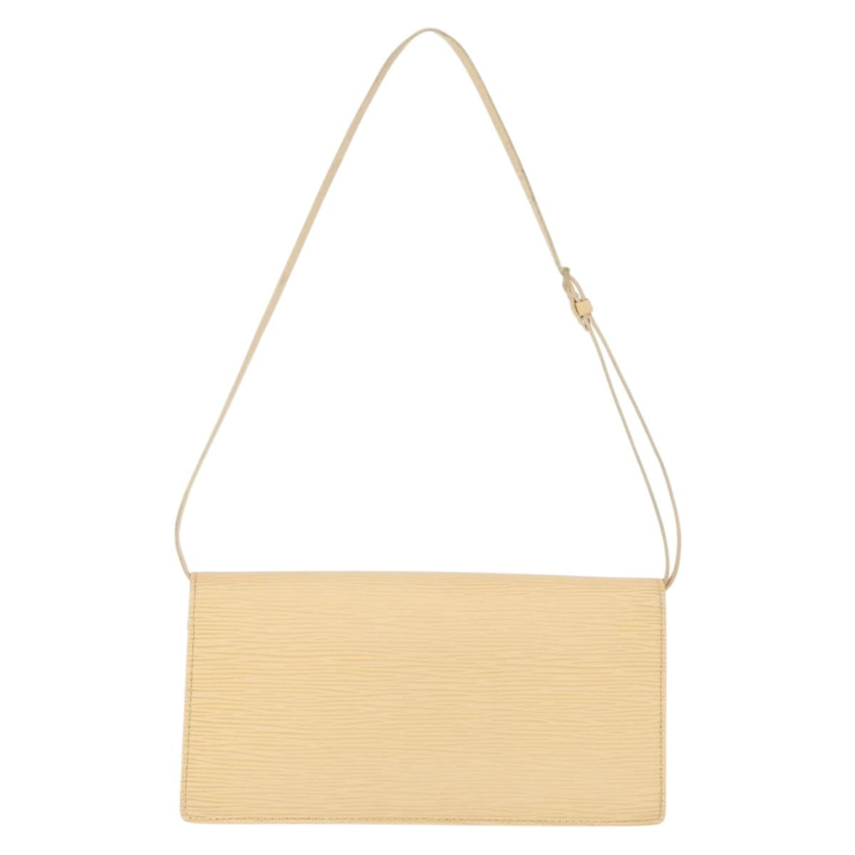 LOUIS VUITTON Epi Leather Honfleur Shoulder Bag Vanilla M5273A LV Auth bs32239