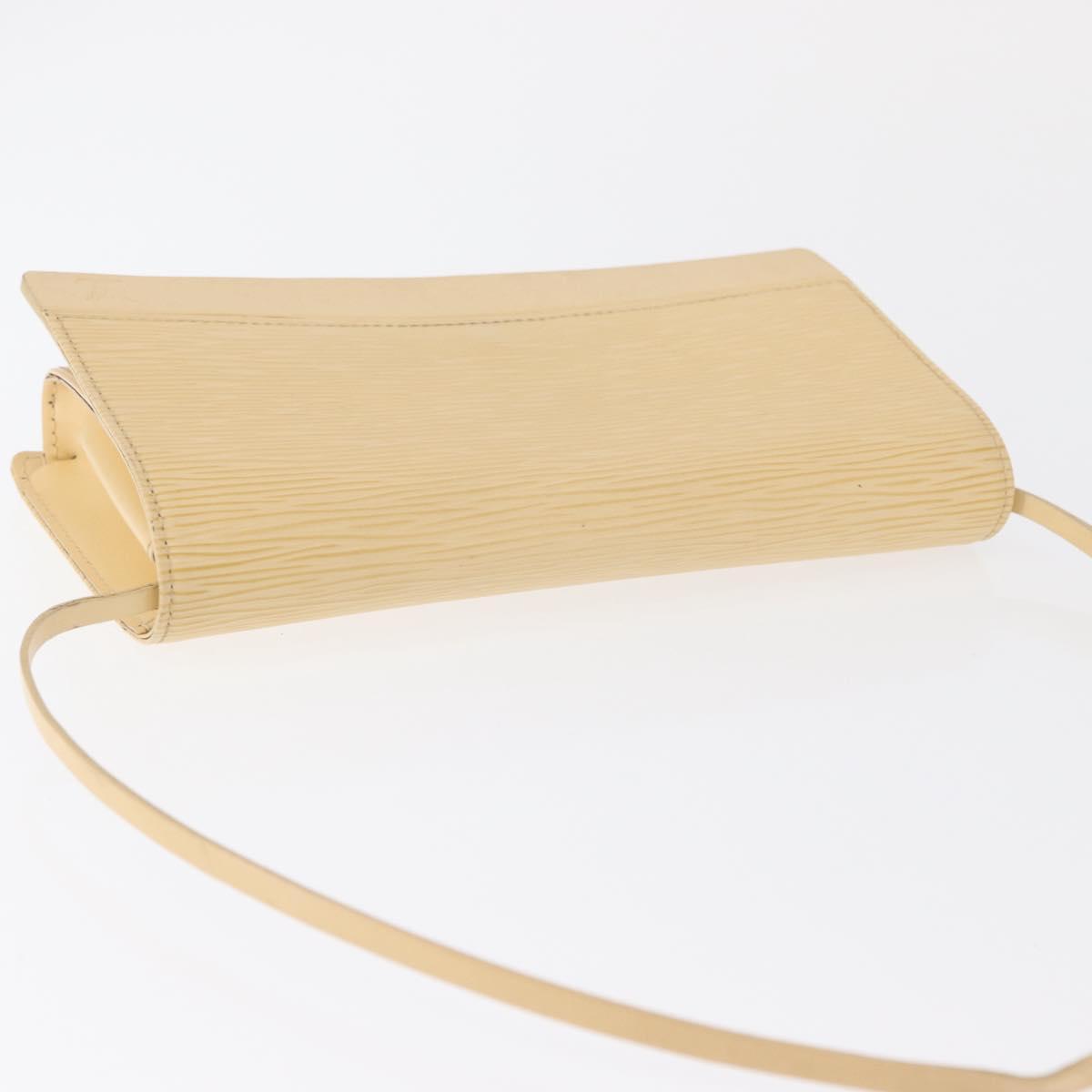 LOUIS VUITTON Epi Leather Honfleur Shoulder Bag Vanilla M5273A LV Auth bs32239