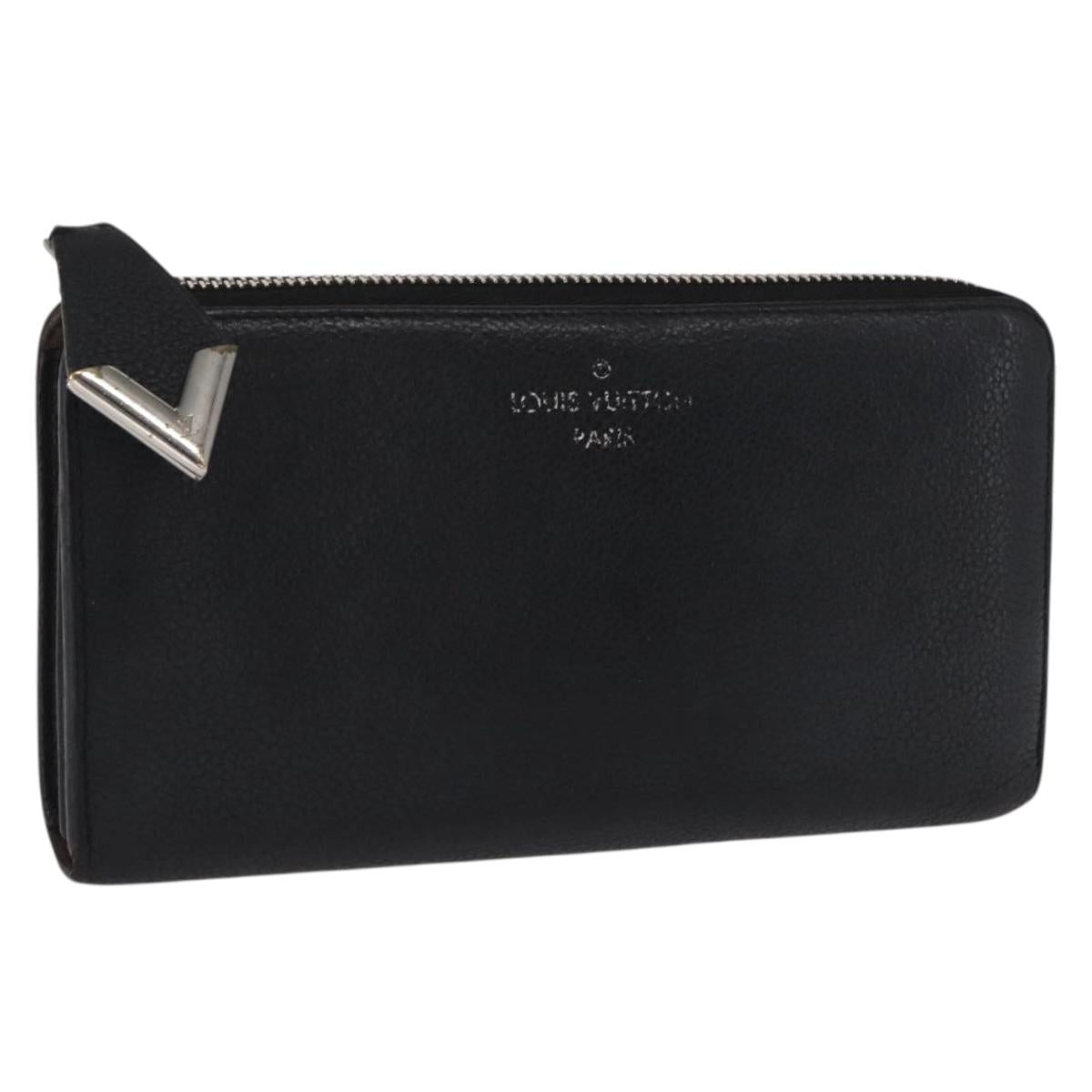LOUIS VUITTON Portefeuille Comet Wallet Taurillon Leather M63102 LV Auth bs32240