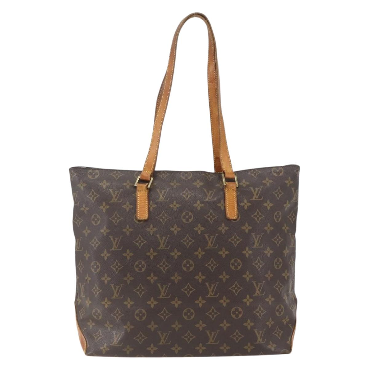 LOUIS VUITTON Monogram Cabas Mezzo Tote Bag M51151 LV Auth bs32250