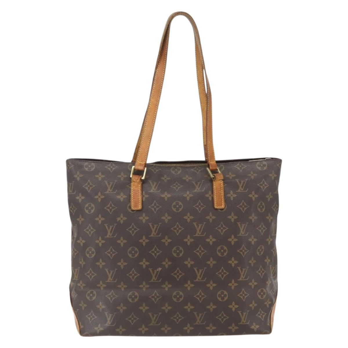 LOUIS VUITTON Monogram Cabas Mezzo Tote Bag M51151 LV Auth bs32250
