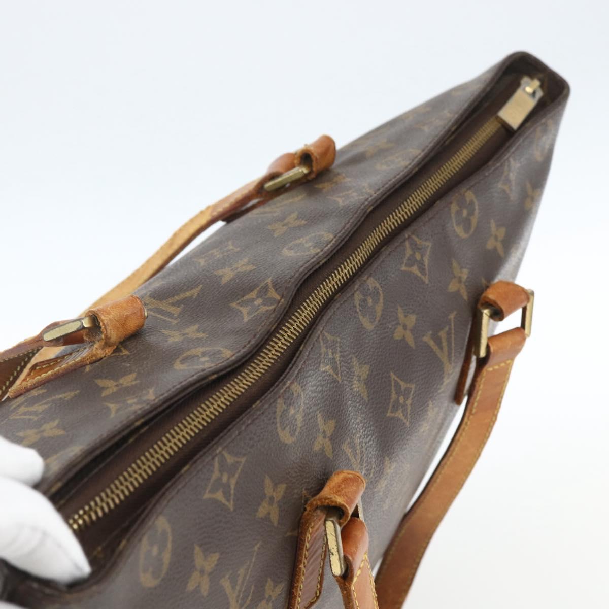 LOUIS VUITTON Monogram Cabas Mezzo Tote Bag M51151 LV Auth bs32250