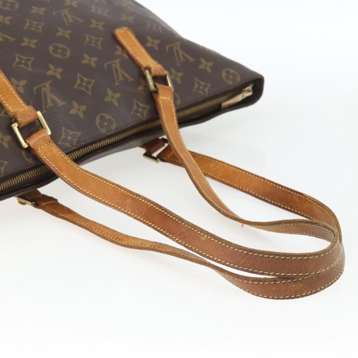 LOUIS VUITTON Monogram Cabas Mezzo Tote Bag M51151 LV Auth bs32250
