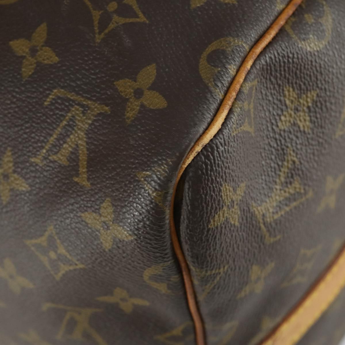 LOUIS VUITTON Monogram Keepall Bandouliere 55 Boston Bag M41414 LV Auth bs32252