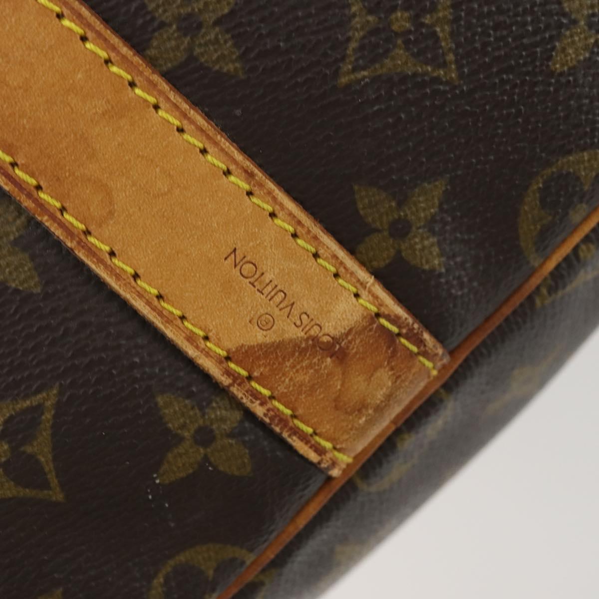 LOUIS VUITTON Monogram Keepall Bandouliere 55 Boston Bag M41414 LV Auth bs32252