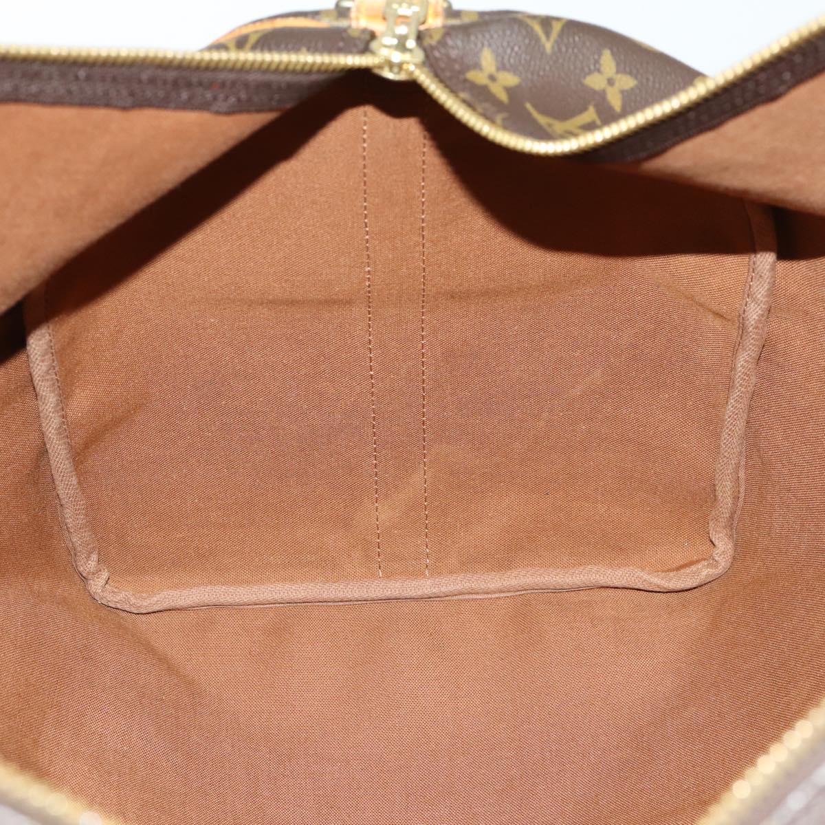 LOUIS VUITTON Monogram Keepall Bandouliere 55 Boston Bag M41414 LV Auth bs32252