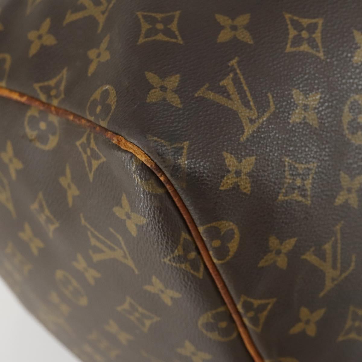 LOUIS VUITTON Monogram Keepall 55 Boston Bag M41424 LV Auth bs32253