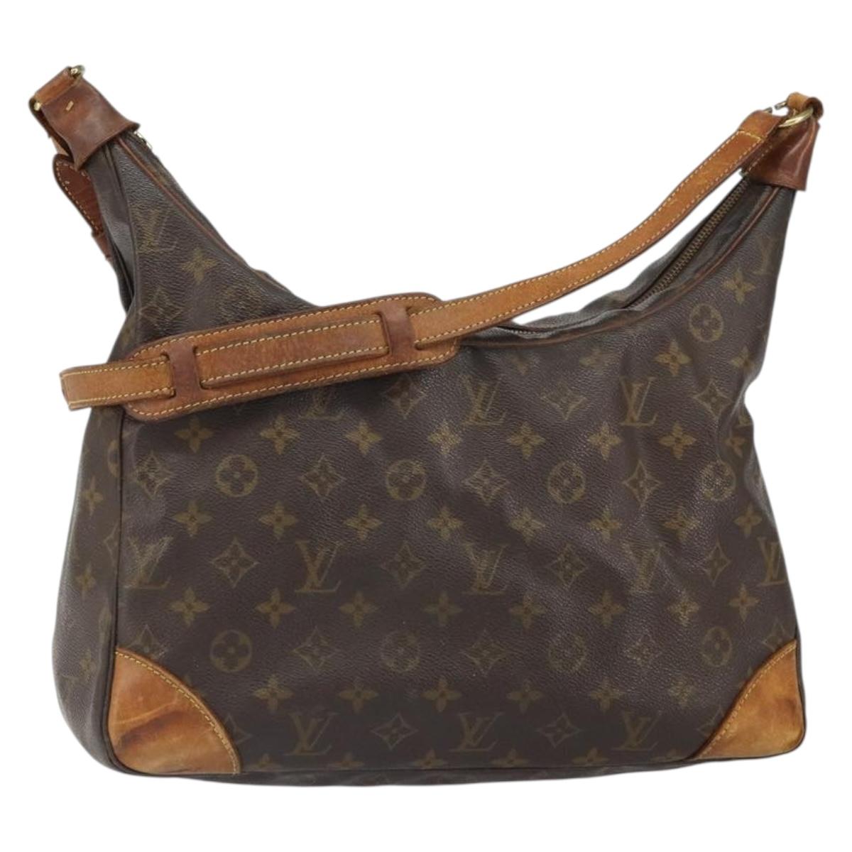 LOUIS VUITTON Monogram Boulogne 35 Shoulder Bag M51260 LV Auth bs32254