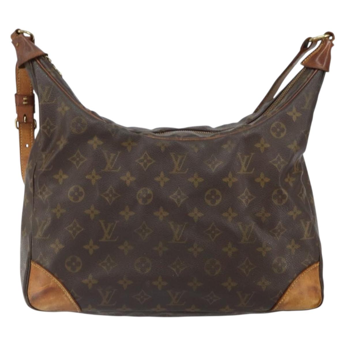 LOUIS VUITTON Monogram Boulogne 35 Shoulder Bag M51260 LV Auth bs32254